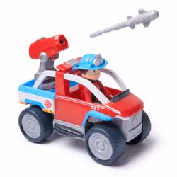 PAW Patrol - Pat Patrouille - Véhicule Figurine Ryder Fire Rescue Mission Pompiers - Voiture Figurine À Collectionner - Lance ...