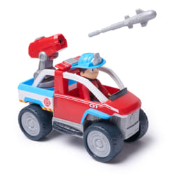 PAW Patrol - Pat Patrouille - Véhicule Figurine Ryder Fire Rescue Mission Pompiers - Voiture Figurine À Collectionner - Lanceur Drone - Pat Patrouille Jouet - Voiture Enfant - Jouet Enfant 3 Ans Et +