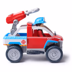 PAW Patrol - Pat Patrouille - Véhicule Figurine Ryder Fire Rescue Mission Pompiers - Voiture Figurine À Collectionner - Lanceur Drone - Pat Patrouille Jouet - Voiture Enfant - Jouet Enfant 3 Ans Et +