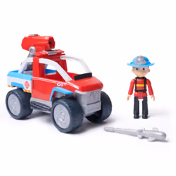 PAW Patrol - Pat Patrouille - Véhicule Figurine Ryder Fire Rescue Mission Pompiers - Voiture Figurine À Collectionner - Lanceur Drone - Pat Patrouille Jouet - Voiture Enfant - Jouet Enfant 3 Ans Et + - Vue supplémentaire 4