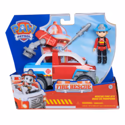 PAW Patrol - Pat Patrouille - Véhicule Figurine Ryder Fire Rescue Mission Pompiers - Voiture Figurine À Collectionner - Lanceur Drone - Pat Patrouille Jouet - Voiture Enfant - Jouet Enfant 3 Ans Et + - Vue supplémentaire 5