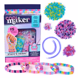 Cool Maker COFFRET RECHARGES ATELIER A BRACELETS HEISHI, Kit de fabrication de bracelets pour enfants, 7 an(s), Multicolore