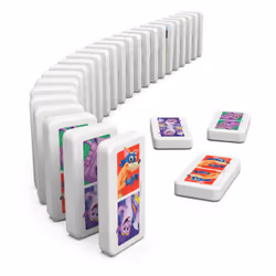 Games, Dominos Dora l'exploratrice avec mini-coffret de rangement portable, jeux pour enfants, jeux Dora l'exploratrice pour les tout-petits, 2 à 4 joueurs, à partir de 4 ans - Vue supplémentaire 4
