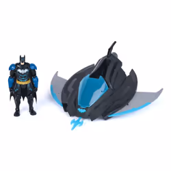 DC Comics BATWING + FIGURINE 15 CM BATMAN Batman Ninja Strike, 3 an(s), Noir, Bleu