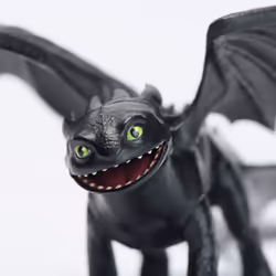 DreamWorks Dragons, How to train Your Dragon, Toothless, Figurine dragon articulée de 23 cm, jouets pour enfants à partir de 4 ans