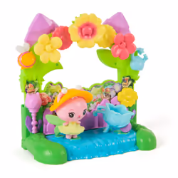 Gabby's Dollhouse : The Movie, Balcon Jardin de Queen Kitty Fairy, avec figurine et accessoires pour maison de poupée, jouets ...