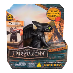 Dreamworks Dragons - How To Train Your Dragon - Mini Dragon Interactif Krokmou - Figurine Interactive Qui Réagit Au Toucher A ...