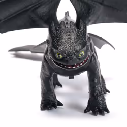 Dreamworks Dragons - How To Train Your Dragon - Figurine Sonore Krokmou 25 Cm - Figurine Interactive Krokmou Avec Activation Effets Sonores Et Ailes - Mouvements Réalistes - Jouet Enfant 4 Ans Et +