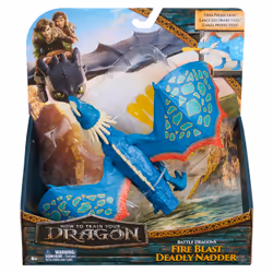 Dreamworks Dragons - How To Train Your Dragon - Figurine À Fonctions Tempête 25 Cm - Figurine Articulée Qui Crache Du Feu - 3 ...