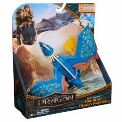 Dreamworks Dragons - How To Train Your Dragon - Figurine À Fonctions Tempête 25 Cm - Figurine Articulée Qui Crache Du Feu - 3 Projectiles Inclus - Mouvements Réalistes - Jouet Enfant 4 Ans Et + - Vue supplémentaire 6