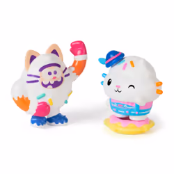 Gabby's Dollhouse : The Movie, Cakey Cat et Cookie Bobby, figurines et 2 accessoires, jouets pour filles et garçons à partir de 3 ans - Vue supplémentaire 2