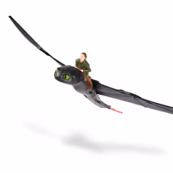 Dreamworks Dragons - How To Train Your Dragon - Figurine Volante Krokmou 76 Cm - Figurine Radiocommandée Avec Ailes Qui Battent Et Queue Réglable - Mouvements Réalistes - Jouet Enfant 4 Ans Et + - Vue supplémentaire 8