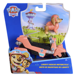 PAW Patrol - Pat Patrouille - Véhicule Figurine Liberty - Voiture Figurine À Collectionner - Pat Patrouille Véhicule - Plastique Recyclé - Voiture Enfant - Jouet Enfant 3 Ans Et +