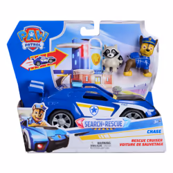 PAW Patrol - Pat Patrouille - Véhicule Figurine Chase Search & Rescue Mission Détective - Voiture Figurine À Collectionner - Pat Patrouille Jouet - Voiture Enfant - Jouet Enfant 3 Ans Et + - Vue supplémentaire 2
