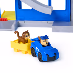 PAW Patrol : Brigade canine, Coffret QG Mission détective avec véhicule de course Brigade canine Chase, figurine articulée Hellinger et figurine chat, jouets pour garçons et filles à partir de 3 ans - Vue supplémentaire 6