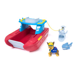 PAW Patrol , Véhicule Sea Patroller avec figurines Chase et requin, 2 modes de patrouille, jouets pour garçons et filles à partir de 3 ans