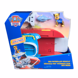 PAW Patrol , Véhicule Sea Patroller avec figurines Chase et requin, 2 modes de patrouille, jouets pour garçons et filles à partir de 3 ans - Vue supplémentaire 2