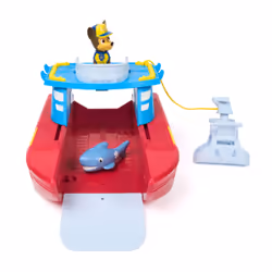 PAW Patrol , Véhicule Sea Patroller avec figurines Chase et requin, 2 modes de patrouille, jouets pour garçons et filles à partir de 3 ans - Vue supplémentaire 3