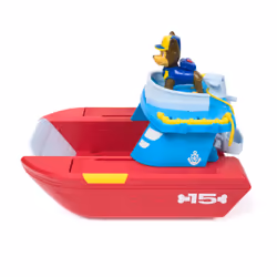 PAW Patrol , Véhicule Sea Patroller avec figurines Chase et requin, 2 modes de patrouille, jouets pour garçons et filles à partir de 3 ans - Vue supplémentaire 4