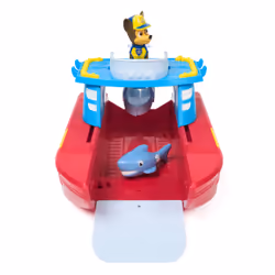 PAW Patrol , Véhicule Sea Patroller avec figurines Chase et requin, 2 modes de patrouille, jouets pour garçons et filles à partir de 3 ans - Vue supplémentaire 5