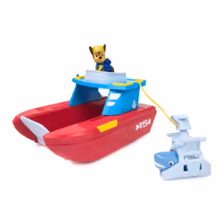 PAW Patrol , Véhicule Sea Patroller avec figurines Chase et requin, 2 modes de patrouille, jouets pour garçons et filles à partir de 3 ans - Vue supplémentaire 7