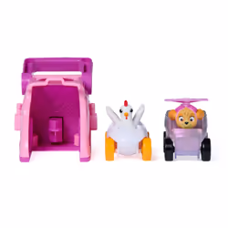 PAW Patrol , Lanceur Brigade canine Stella avec véhicule Galinetta, Coffret de 2 véhicules, jouets pour garçons et filles à partir de 3 ans - Vue supplémentaire 3