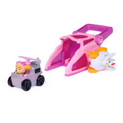 PAW Patrol , Lanceur Brigade canine Stella avec véhicule Galinetta, Coffret de 2 véhicules, jouets pour garçons et filles à partir de 3 ans - Vue supplémentaire 4