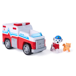 PAW Patrol - Pat Patrouille - Véhicule Figurine Marcus Search & Rescue Mission Détective - Voiture Figurine À Collectionner - Pat Patrouille Jouet - Voiture Enfant - Jouet Enfant 3 Ans Et +