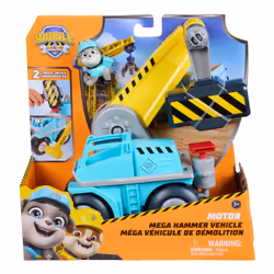 Rubble & Crew Ruben & Compagnie - Véhicule Démolition Molly - Voiture Figurine Pat Patrouille À Collectionner - Dessin Animé Aventures Constructions - Pat Patrouille Jouet - Voiture Enfant - Jouet Enfant 3 Ans Et + - Vue supplémentaire 2