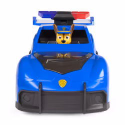 PAW Patrol : Search & Rescue, Voiture de patrouille Chase avec figurine et 2 projectiles, effets sonores et lumineux, lance-projectile caché, jouets pour garçons et filles à partir de 3 ans - Vue supplémentaire 3