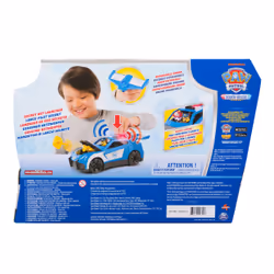 PAW Patrol : Search & Rescue, Voiture de patrouille Chase avec figurine et 2 projectiles, effets sonores et lumineux, lance-projectile caché, jouets pour garçons et filles à partir de 3 ans - Vue supplémentaire 5