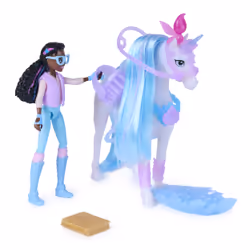 L'École des licornes, L'aventure pierres précieuses de Glacier avec poupée Layla et 13 accessoires, poupées licornes pour filles à partir de 4 ans - Vue supplémentaire 3