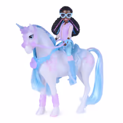 L'École des licornes, L'aventure pierres précieuses de Glacier avec poupée Layla et 13 accessoires, poupées licornes pour filles à partir de 4 ans - Vue supplémentaire 4