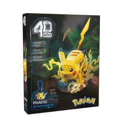 4D Build - Puzzle 3D Pokémon - Maquette Pikachu Pokémon 201 Pièces - Pikachu Inspiré Du Dessin Animé - Puzzle Adulte - Jeu De Construction À Collectionner - Jouet Adulte - Jeu Enfant 12 ans Et +