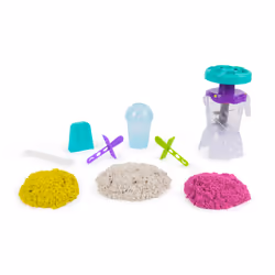 Kinetic Sand Sable Magique - La Fabrique Smoothies 396 G + 9 Accessoires - Sculptez À l'Infini Ce Sable Coloré Comme De La Pâte À Modeler - Jouet Sensoriel - Jouet Enfant 5 Ans Et + - Vue supplémentaire 2