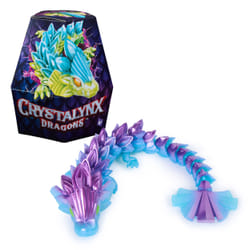 CrystaLynx Dragons - Figurine Articulée Dragon 23 Cm - Figurine À Collectionner Et À Personnaliser - Combinaison Animaux Imprimés En 3D - Cadeau Enfant - Jouet Enfant 8 Ans Et + - Modèle Aléatoire
