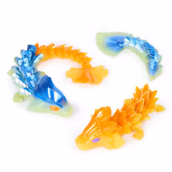 CrystaLynx Dragons - Figurine Articulée Dragon 23 Cm - Figurine À Collectionner Et À Personnaliser - Combinaison Animaux Imprimés En 3D - Cadeau Enfant - Jouet Enfant 8 Ans Et + - Modèle Aléatoire - Vue supplémentaire 3