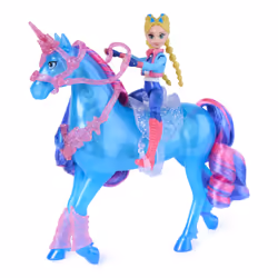 Unicorn Academy - L'Ecole des Licornes - Playset Interactif River Et Isabel - Licorne Lumineuse Et Poupée À Collectionner - Jouets Inspirés De La Série L'Ecole des Licornes - Jouet Enfant 4 Ans et + - Vue supplémentaire 3