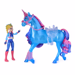 Unicorn Academy - L'Ecole des Licornes - Playset Interactif River Et Isabel - Licorne Lumineuse Et Poupée À Collectionner - Jouets Inspirés De La Série L'Ecole des Licornes - Jouet Enfant 4 Ans et + - Vue supplémentaire 4