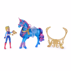 Unicorn Academy - L'Ecole des Licornes - Playset Interactif River Et Isabel - Licorne Lumineuse Et Poupée À Collectionner - Jouets Inspirés De La Série L'Ecole des Licornes - Jouet Enfant 4 Ans et + - Vue supplémentaire 6
