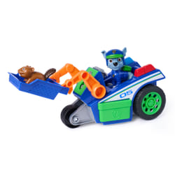 PAW Patrol - Pat Patrouille - Véhicule Figurine Rocky Search & Rescue Mission Détective - Voiture Figurine À Collectionner - Pat Patrouille Jouet - Voiture Enfant - Jouet Enfant 3 Ans Et +