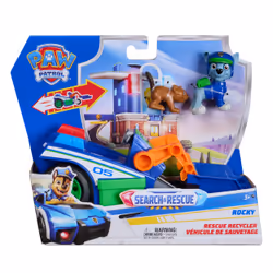 PAW Patrol - Pat Patrouille - Véhicule Figurine Rocky Search & Rescue Mission Détective - Voiture Figurine À Collectionner - Pat Patrouille Jouet - Voiture Enfant - Jouet Enfant 3 Ans Et + - Vue supplémentaire 2