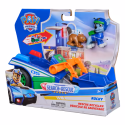 PAW Patrol - Pat Patrouille - Véhicule Figurine Rocky Search & Rescue Mission Détective - Voiture Figurine À Collectionner - Pat Patrouille Jouet - Voiture Enfant - Jouet Enfant 3 Ans Et + - Vue supplémentaire 7