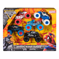 PACK DE 5 VEHICULES SPIDER-MAN DIE-CAST 1:64 Monster Jam - Vue supplémentaire 2