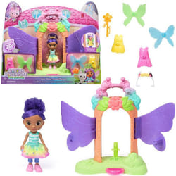 Gabby's Dollhouse Fairylandia, Coffret Transformation poupée féérique avec élément transformable et accessoires de maison de poupée, jouets pour filles et garçons à partir de 3 ans