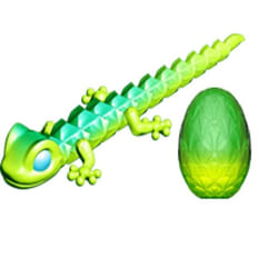 Pack De 1 Gecko Crystalynx Dragons(Assort)(Barquette)
