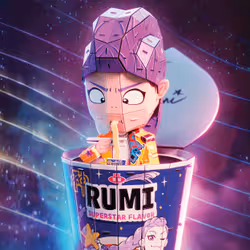 4D Build KPop Demon Hunters - Puzzle 3D - Ramen De Rumi 138 Pièces - Vue supplémentaire 2