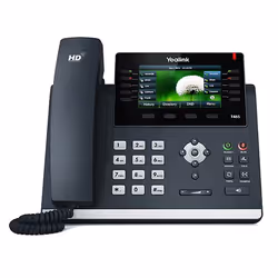 Yealink SIP-T46S téléphone fixe Noir 16 lignes LCD