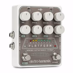 Electro-Harmonix Platform, Argent, Blanc, Guitare, Batterie, CC, 9,6 V, 120 mm, 104,9 mm
