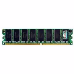 Transcend JetRam JM388D643A-5L, 1 Go, 1 x 1 Go, DDR, 400 MHz, 184-pin DIMM